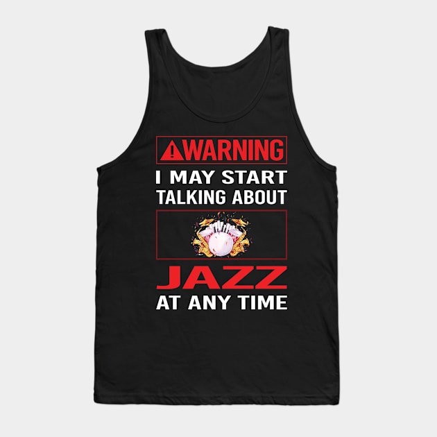 Red Warning Jazz Tank Top by Happy Life